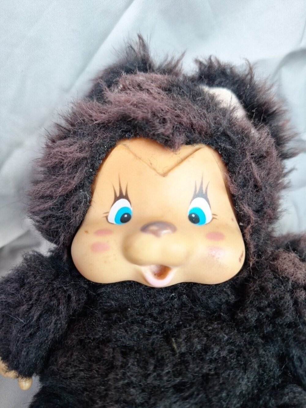 Nyamy Washino Kitten Felina Sucking Thumb Plush Black 7" Vintage 1979 READ - Picture 11 of 15